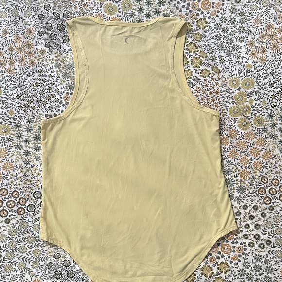ZYIA Cream Ribbed Tank Top - Picture 3 of 3